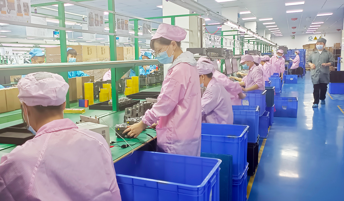 組裝加工作業流水線