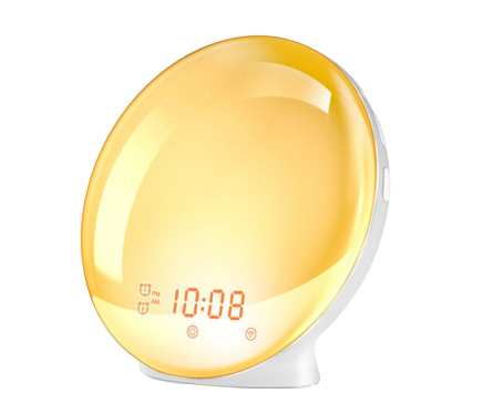 自然喚醒燈智能臺燈臥室喚醒鬧鐘組裝加工OEM